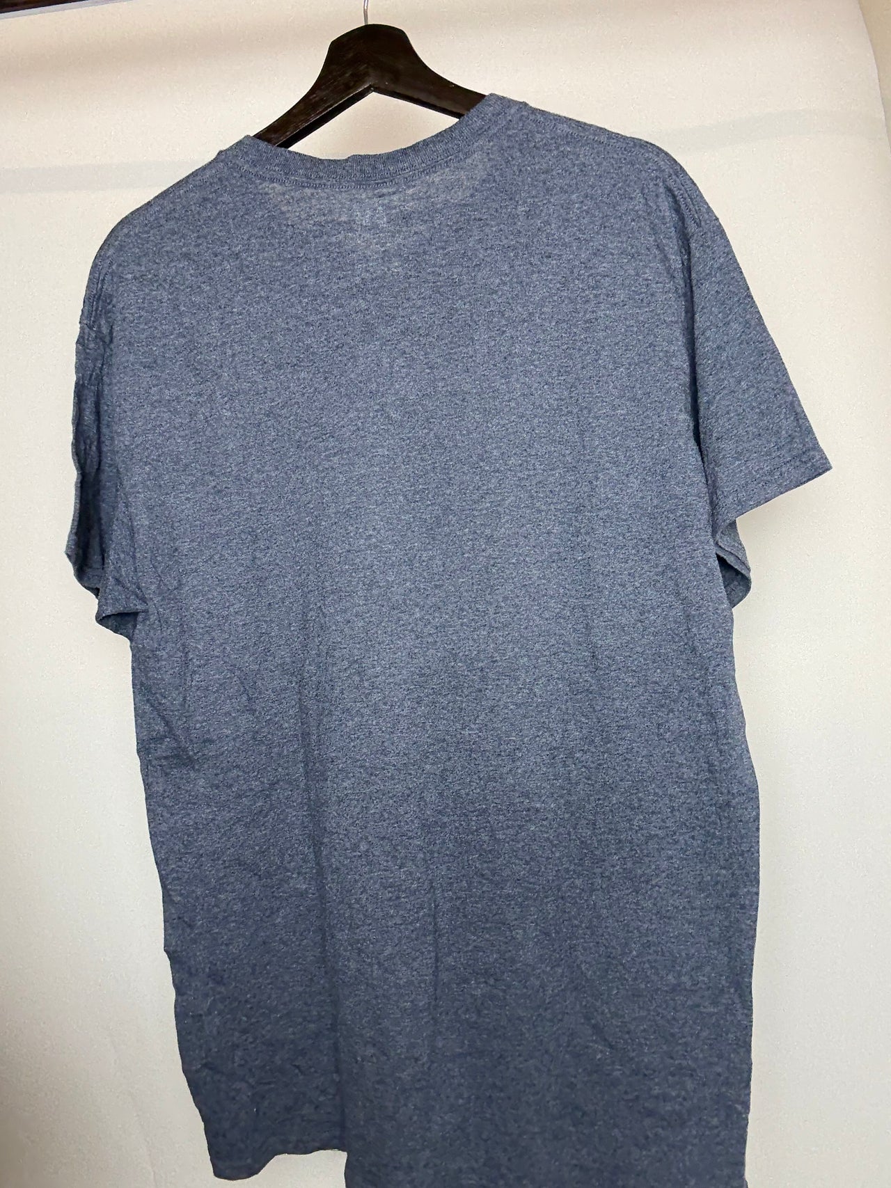 Tee shirt bleu chiné L braderie