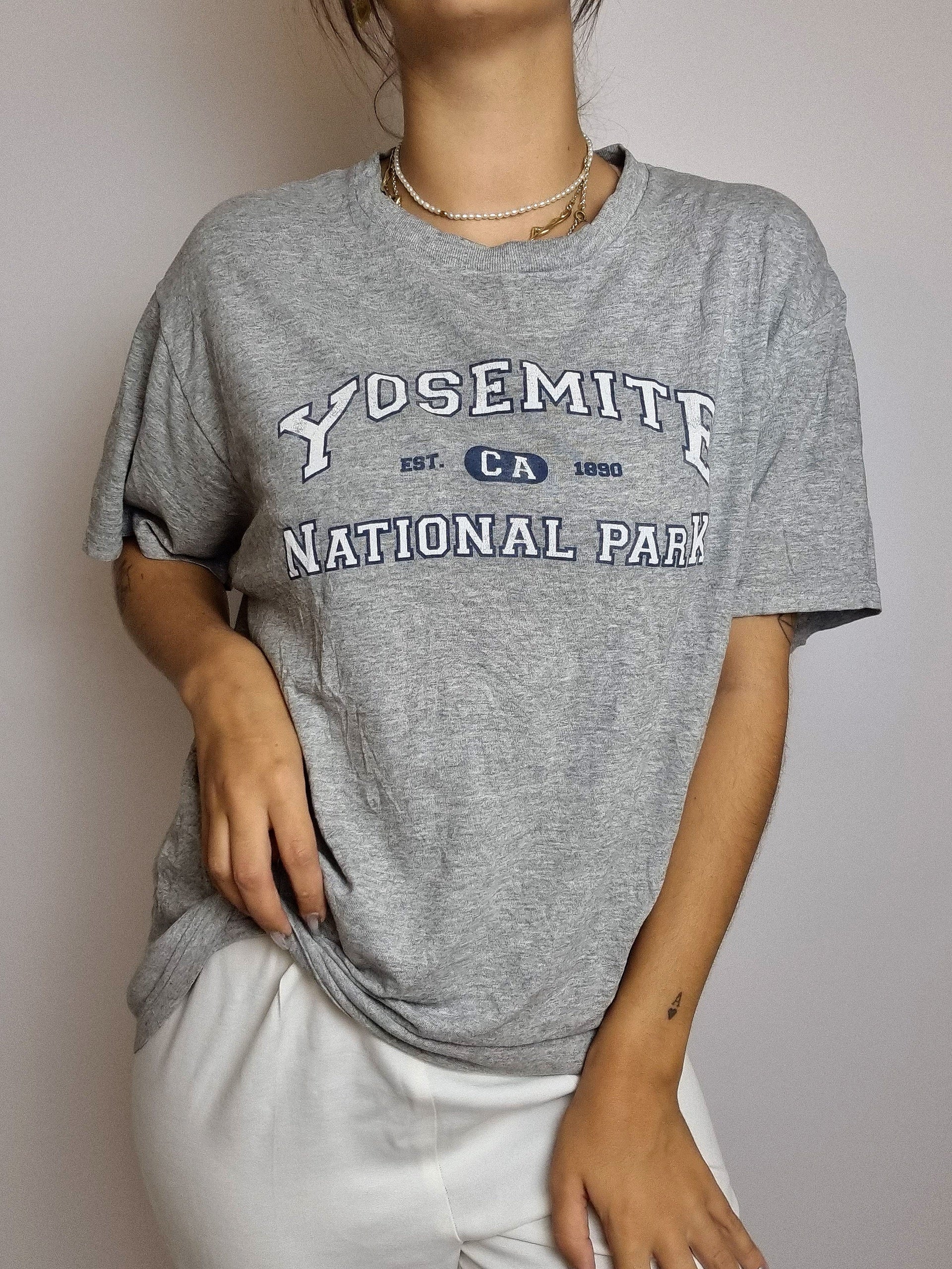Light gray American vintage t-shirt L