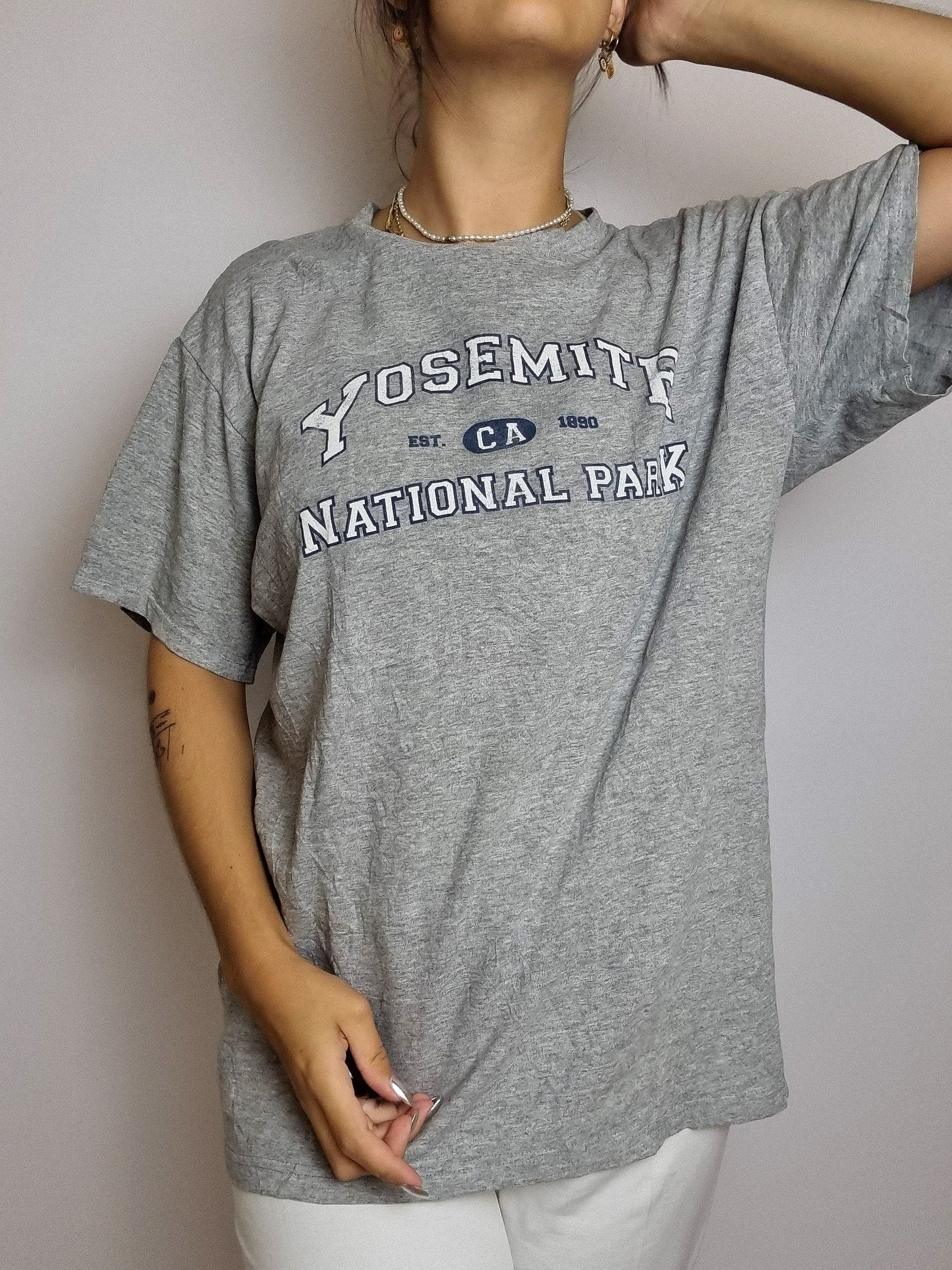 Light gray American vintage t-shirt L