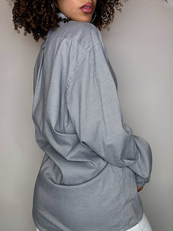 Chemise à carreaux grise LACOSTE L vintage