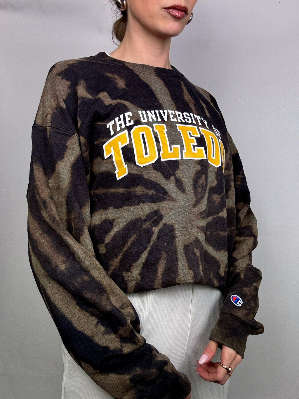 TOLEDO x CHAMPION XL Vintage Washed Rundhals-Sweatshirt