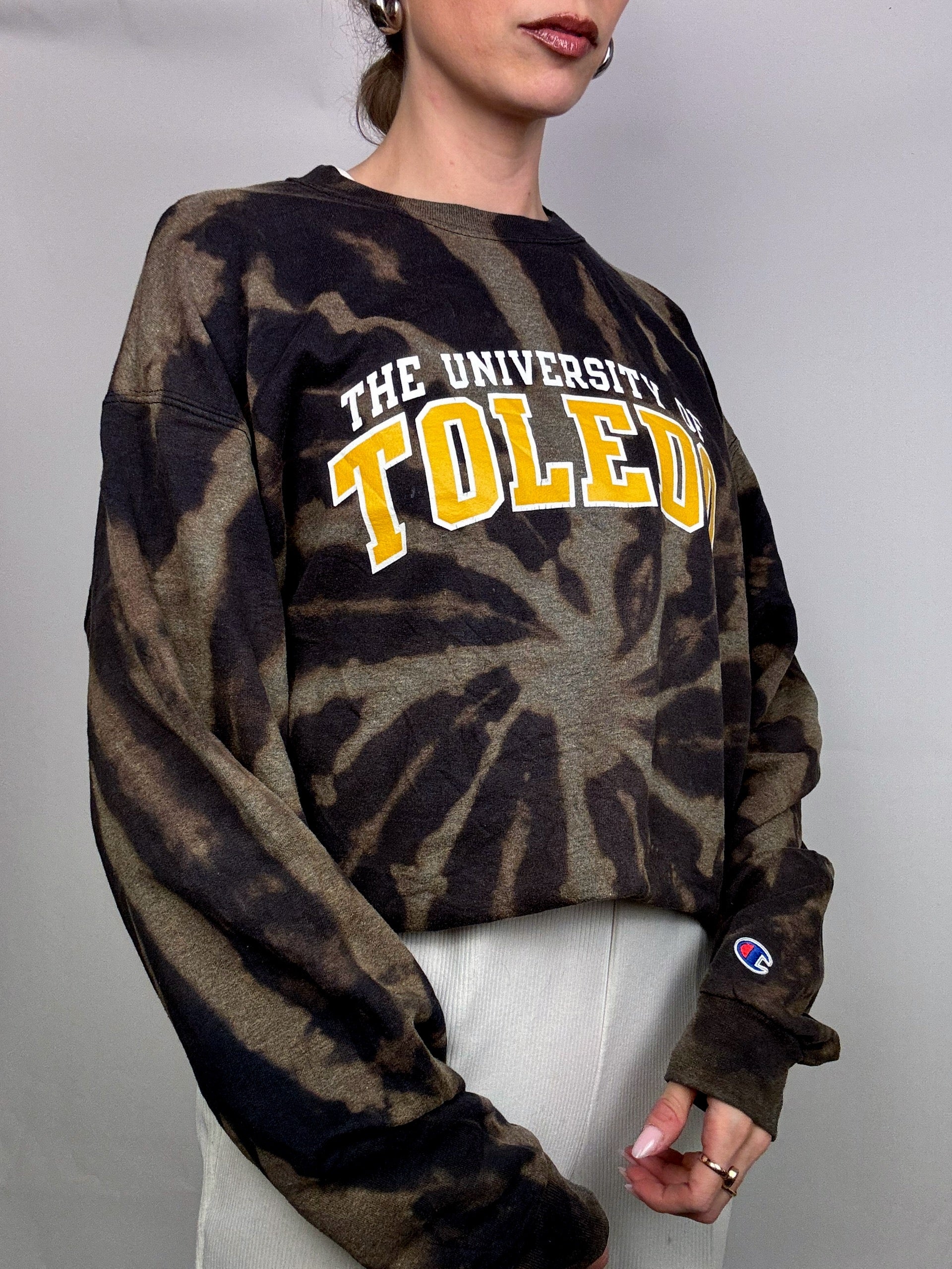 TOLEDO x CHAMPION XL Vintage Washed Rundhals-Sweatshirt