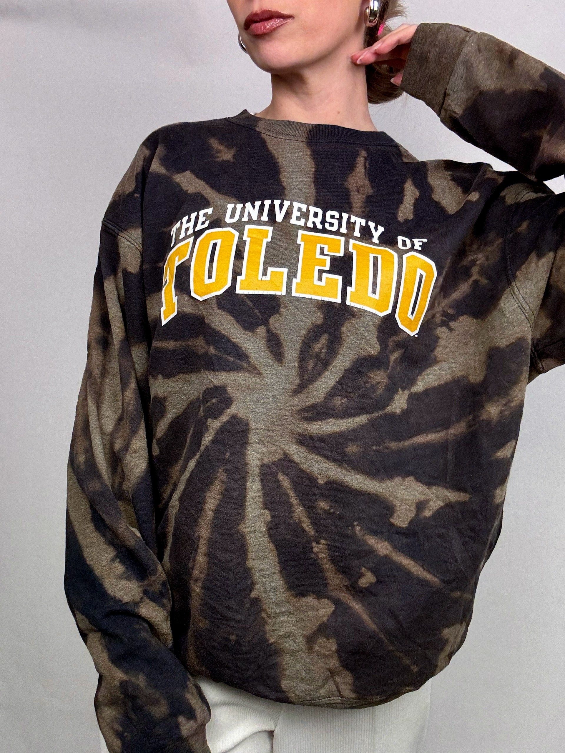 TOLEDO x CHAMPION XL Vintage Washed Rundhals-Sweatshirt