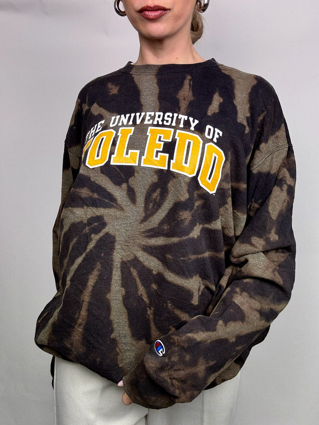 TOLEDO x CHAMPION XL Vintage Washed Rundhals-Sweatshirt