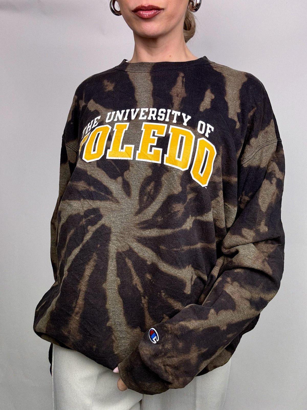 TOLEDO x CHAMPION XL Vintage Washed Rundhals-Sweatshirt