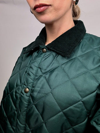 Veste matelassée verte XL vintage