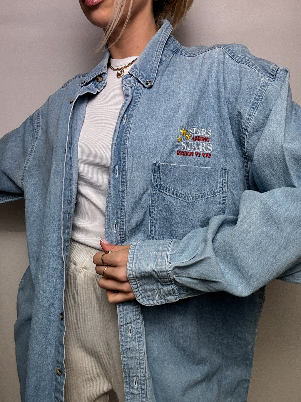 Chemise denim L/XL Vintage
