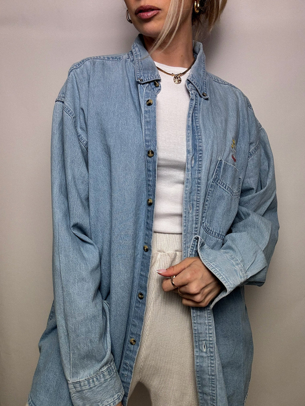 Chemise denim L/XL Vintage