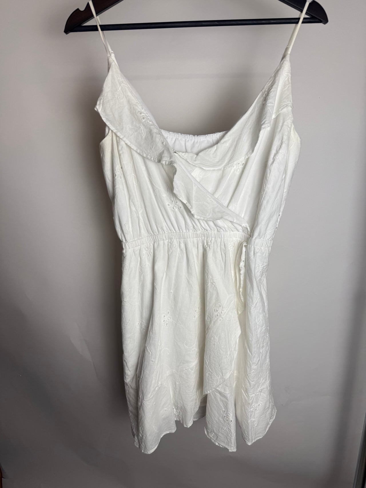 Robe broderie anglaise blanche S/M braderie