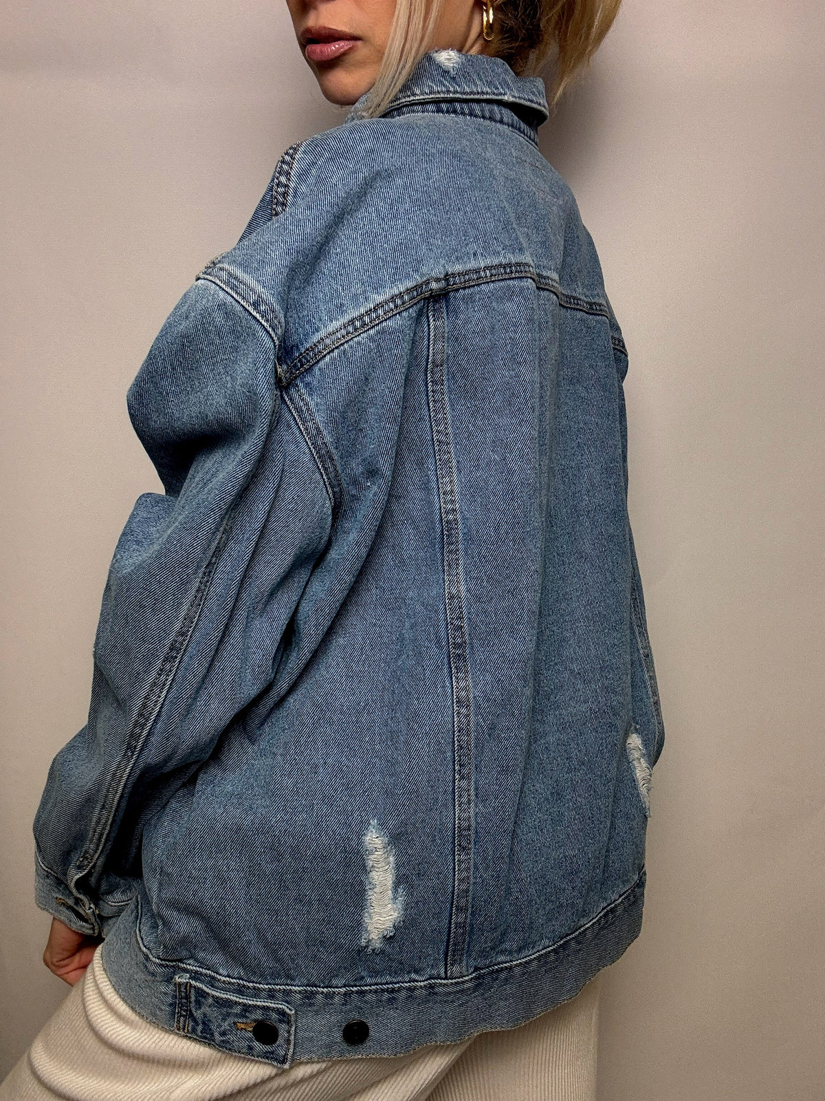 Veste en denim bleu XL vintage