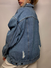 Veste en denim bleu XL vintage