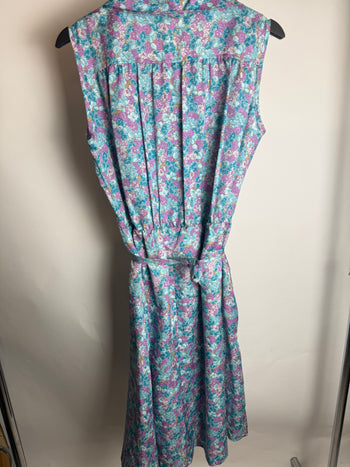 Robe a fleurs ceinturée M braderie