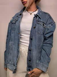 Veste en denim bleu XL vintage