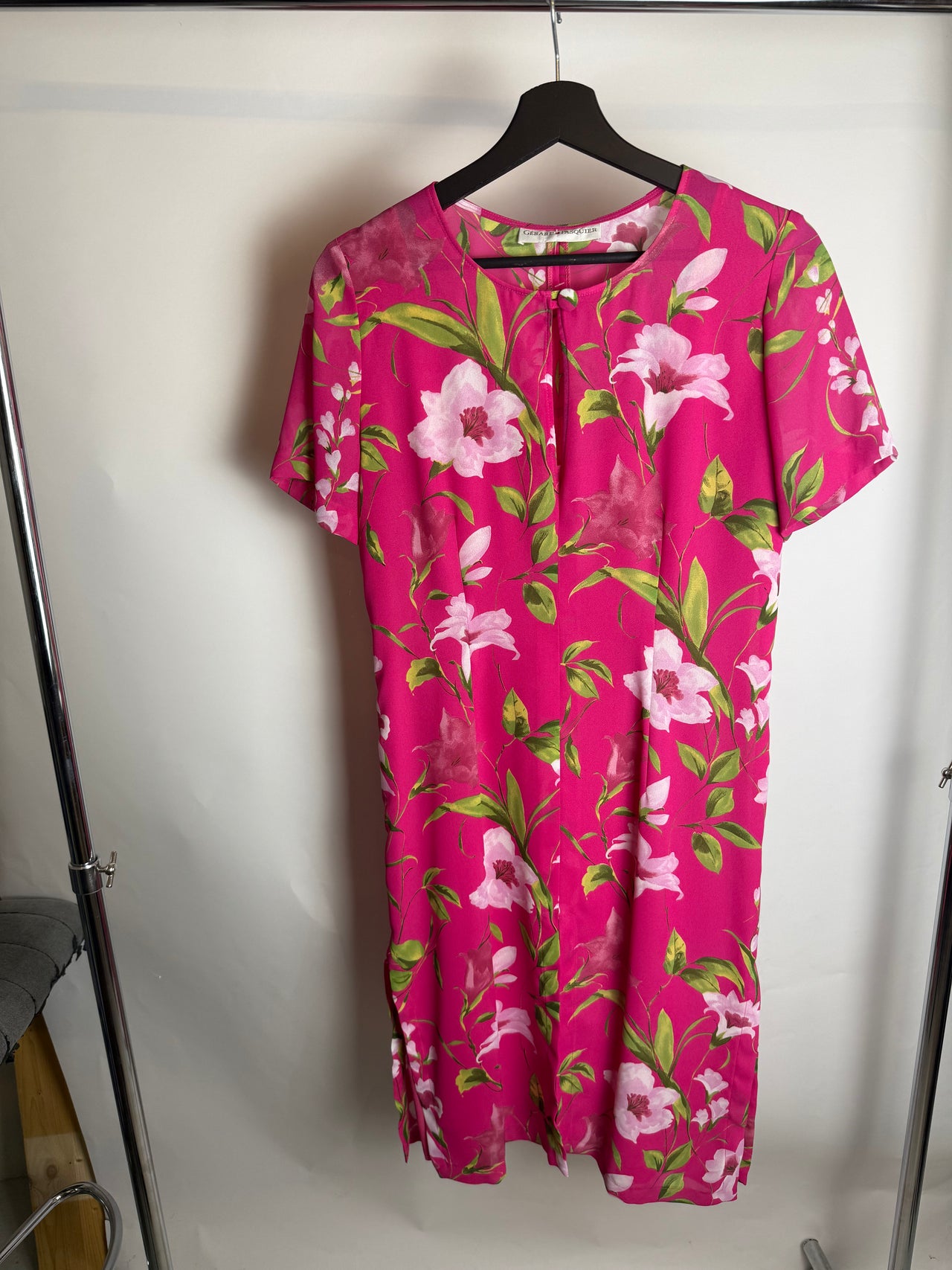 Robe a fleurs droite L braderie