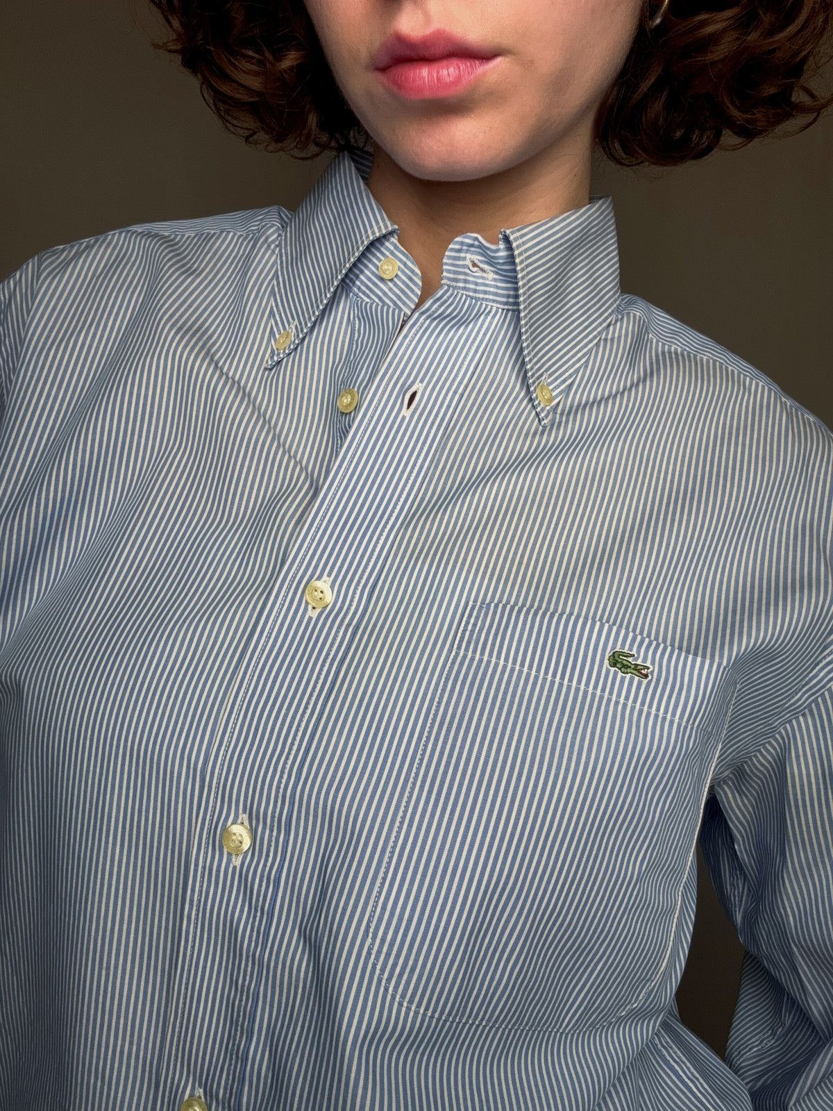 Gestreiftes Hemd Lacoste M Vintage