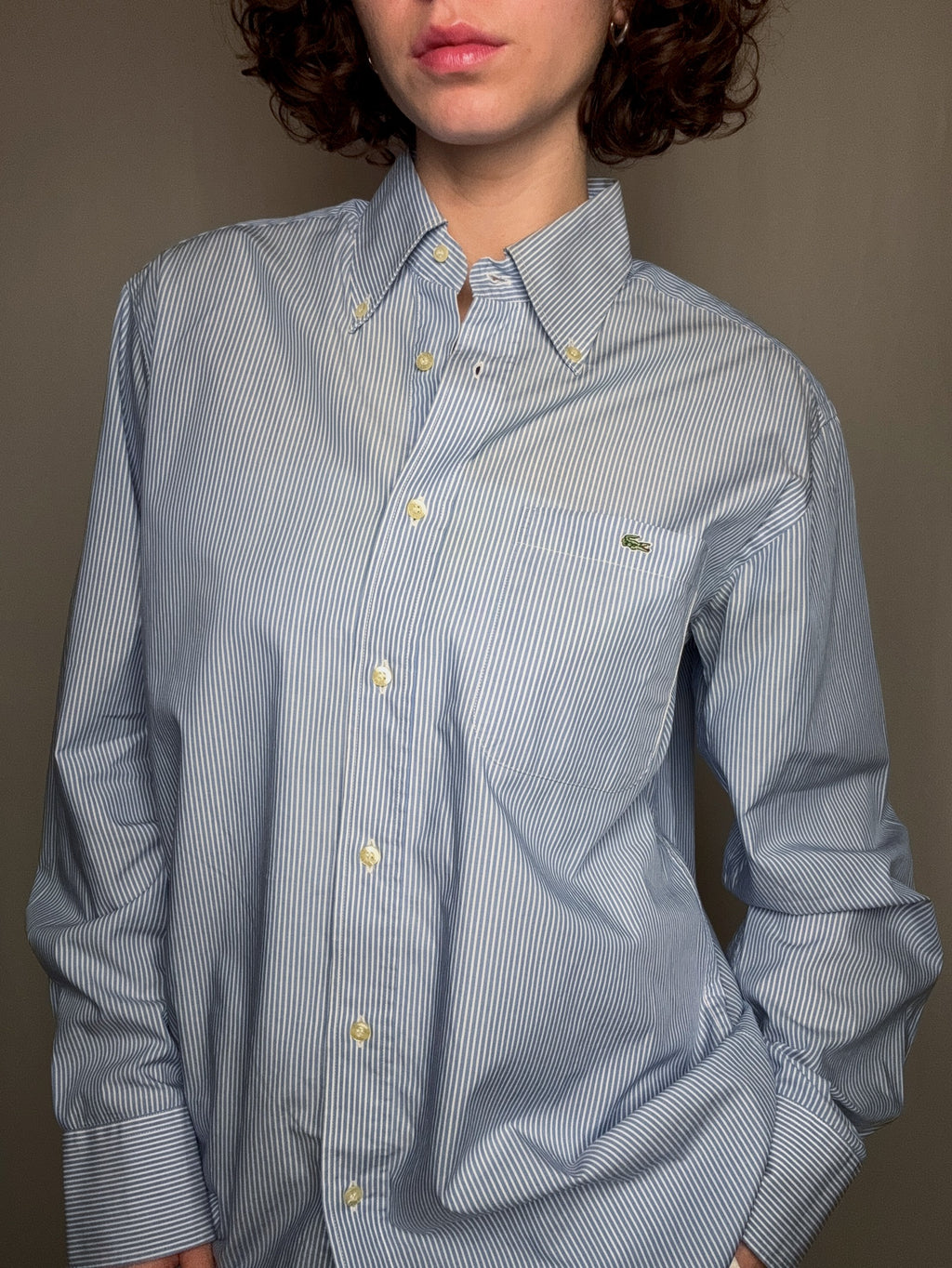 Gestreiftes Hemd Lacoste M Vintage