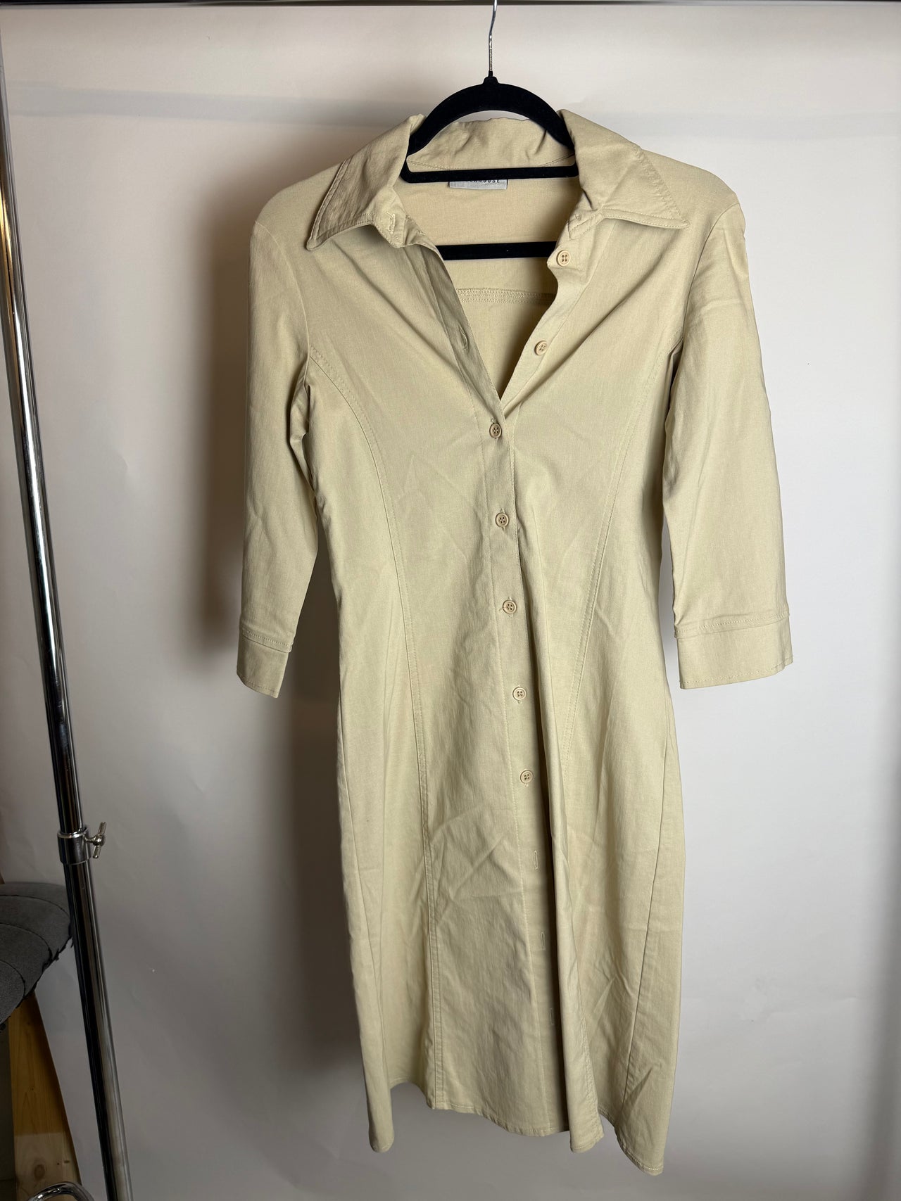Robe élastique beige S/M braderie