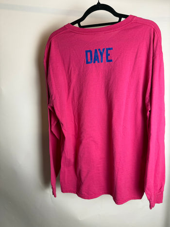 Tee shirt à manches longues rose L braderie