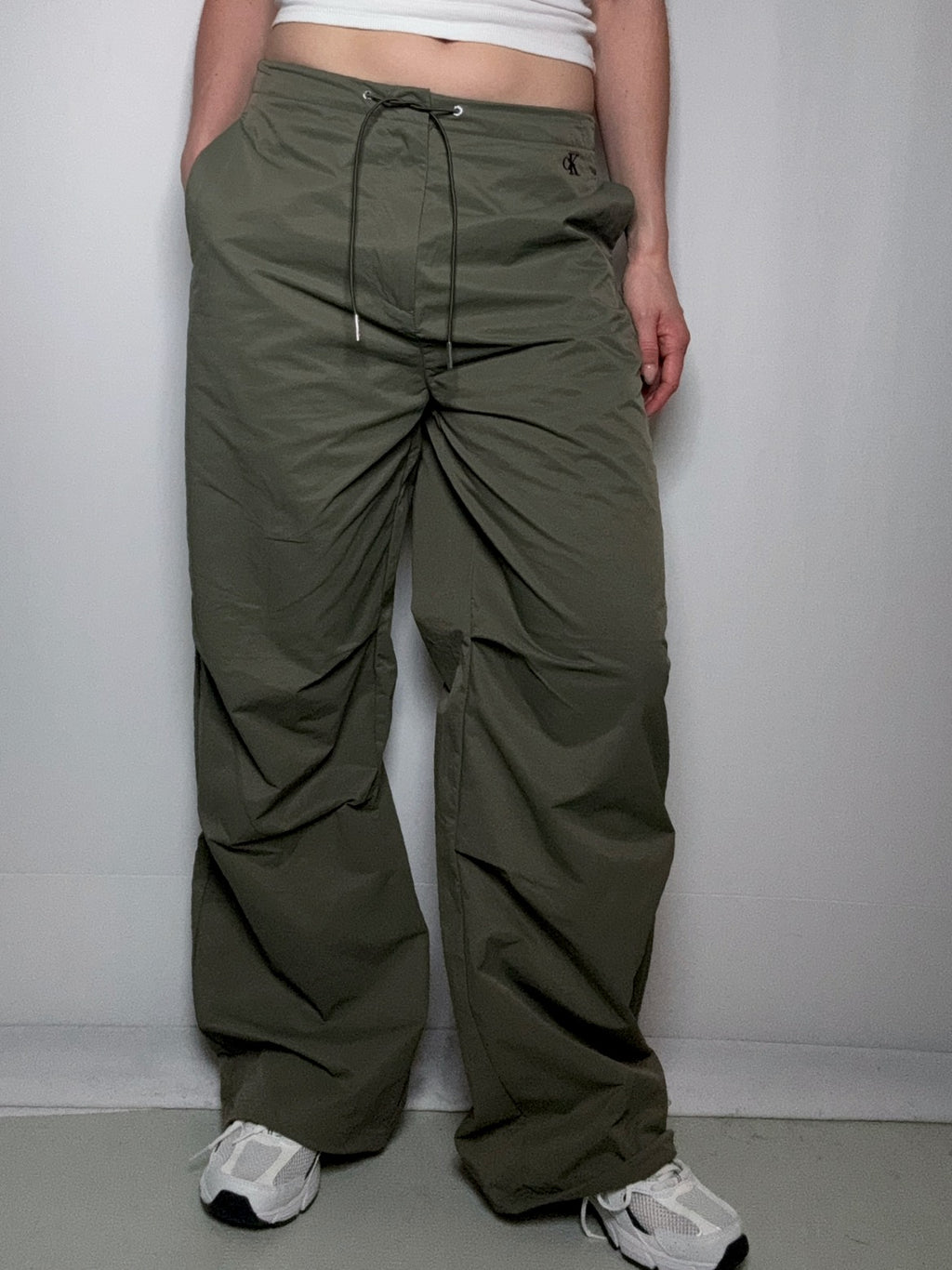 Pantalon parachute Calvin Klein M vintage