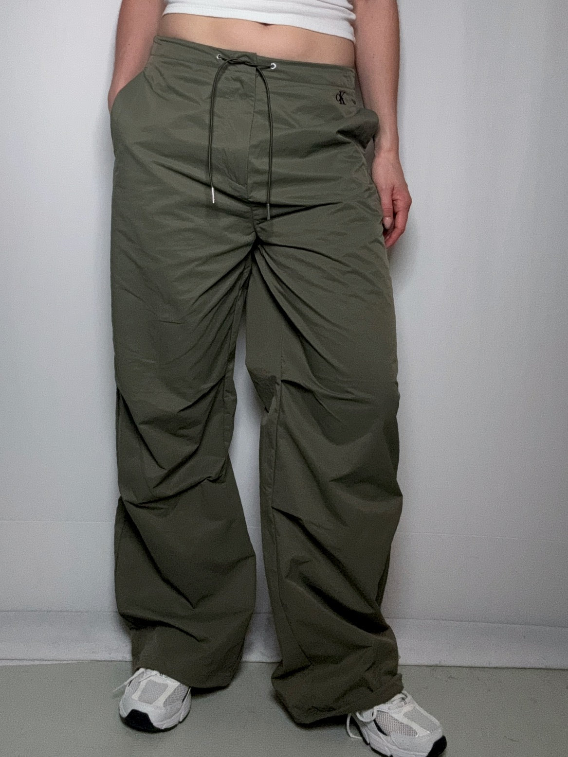 Pantalon parachute Calvin Klein M vintage