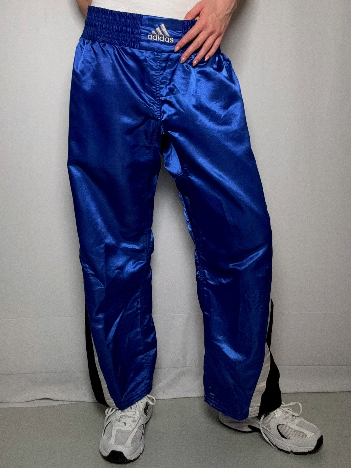 Pantalon adidas bleu roi L vintage
