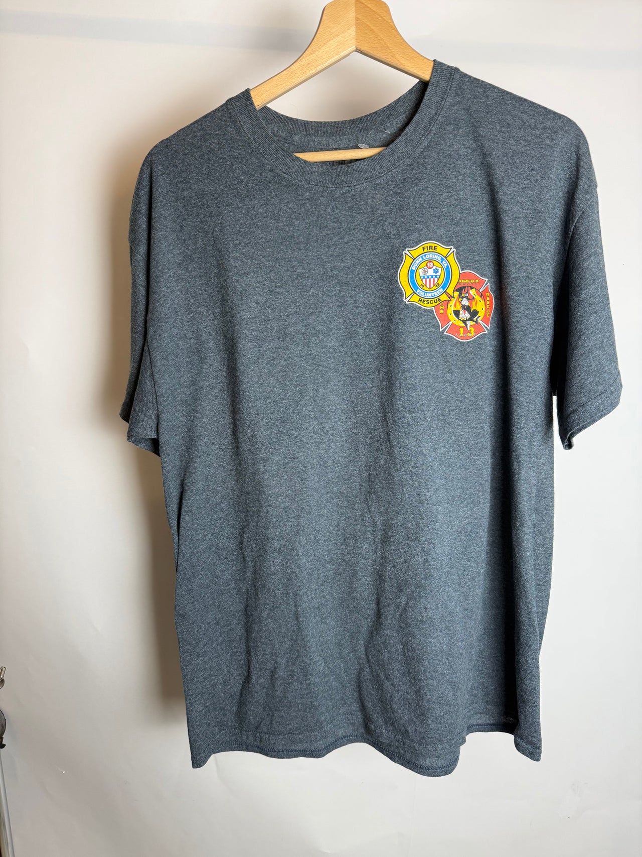 Tee shirtgris chiné L braderie