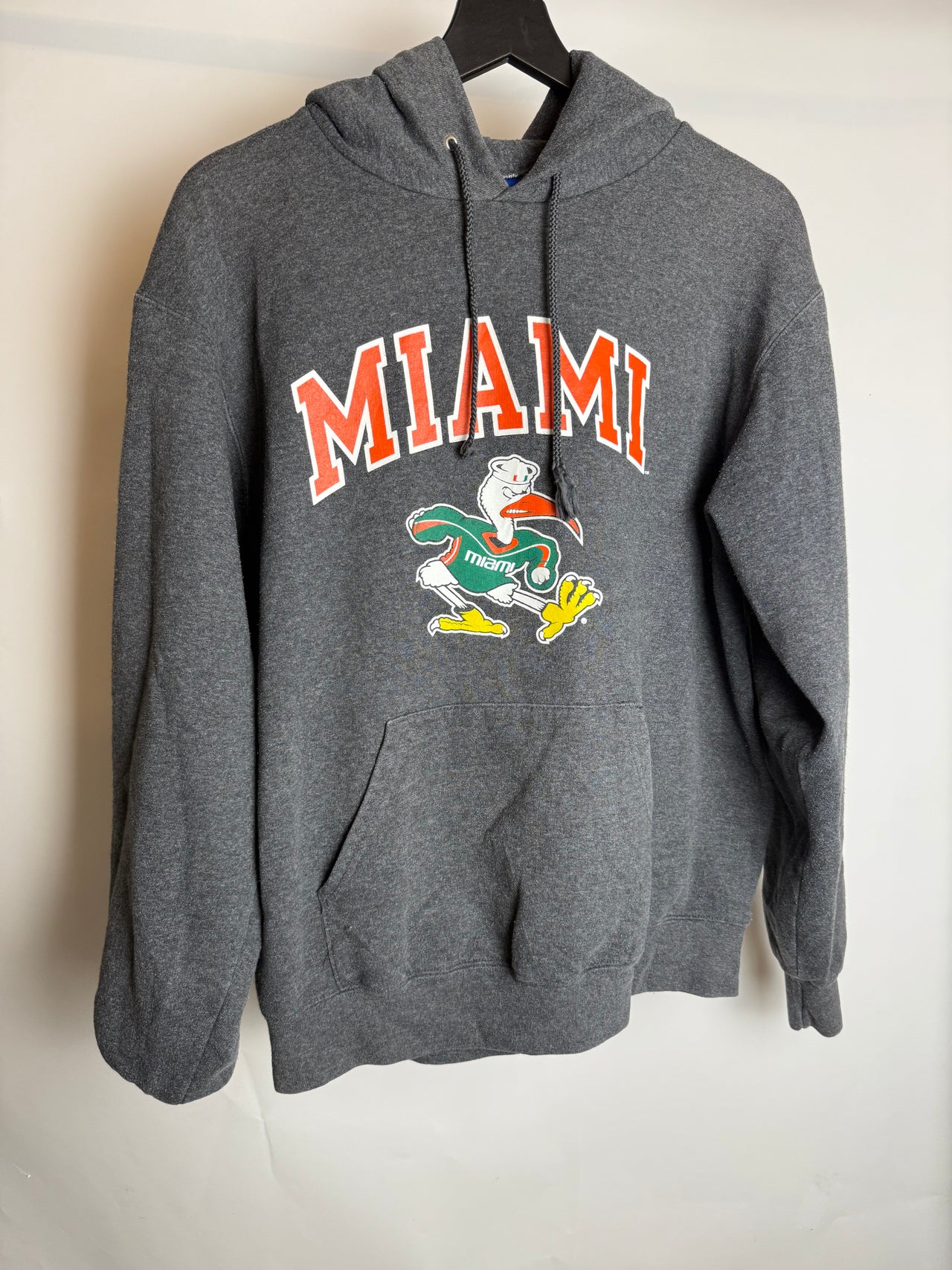 Sweat à capuiche gris M braderie