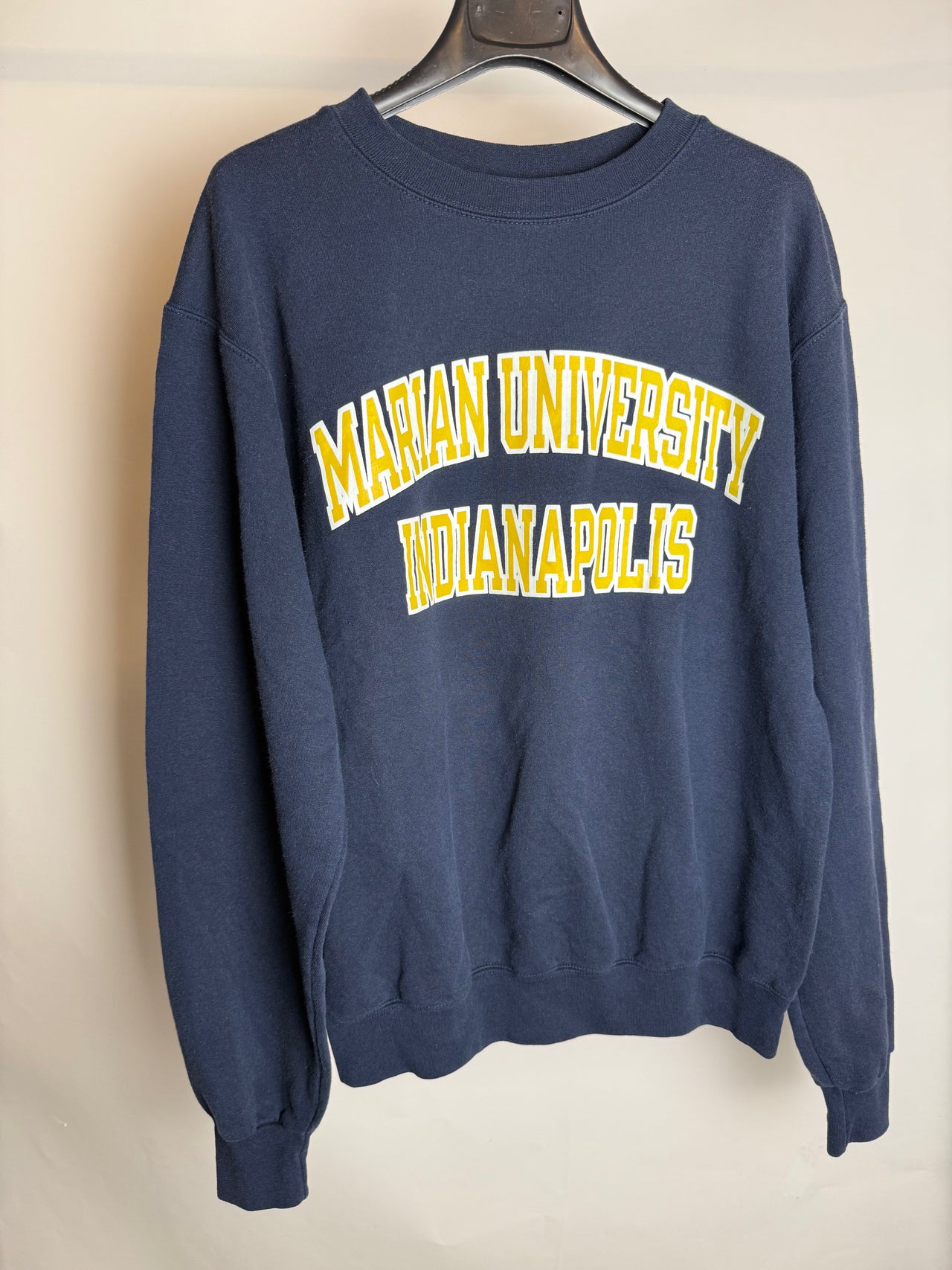 Sweat col rond marine M/L braderie