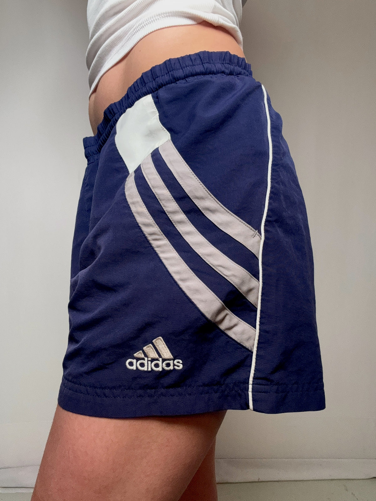 Short de sport marine adidas L vintage
