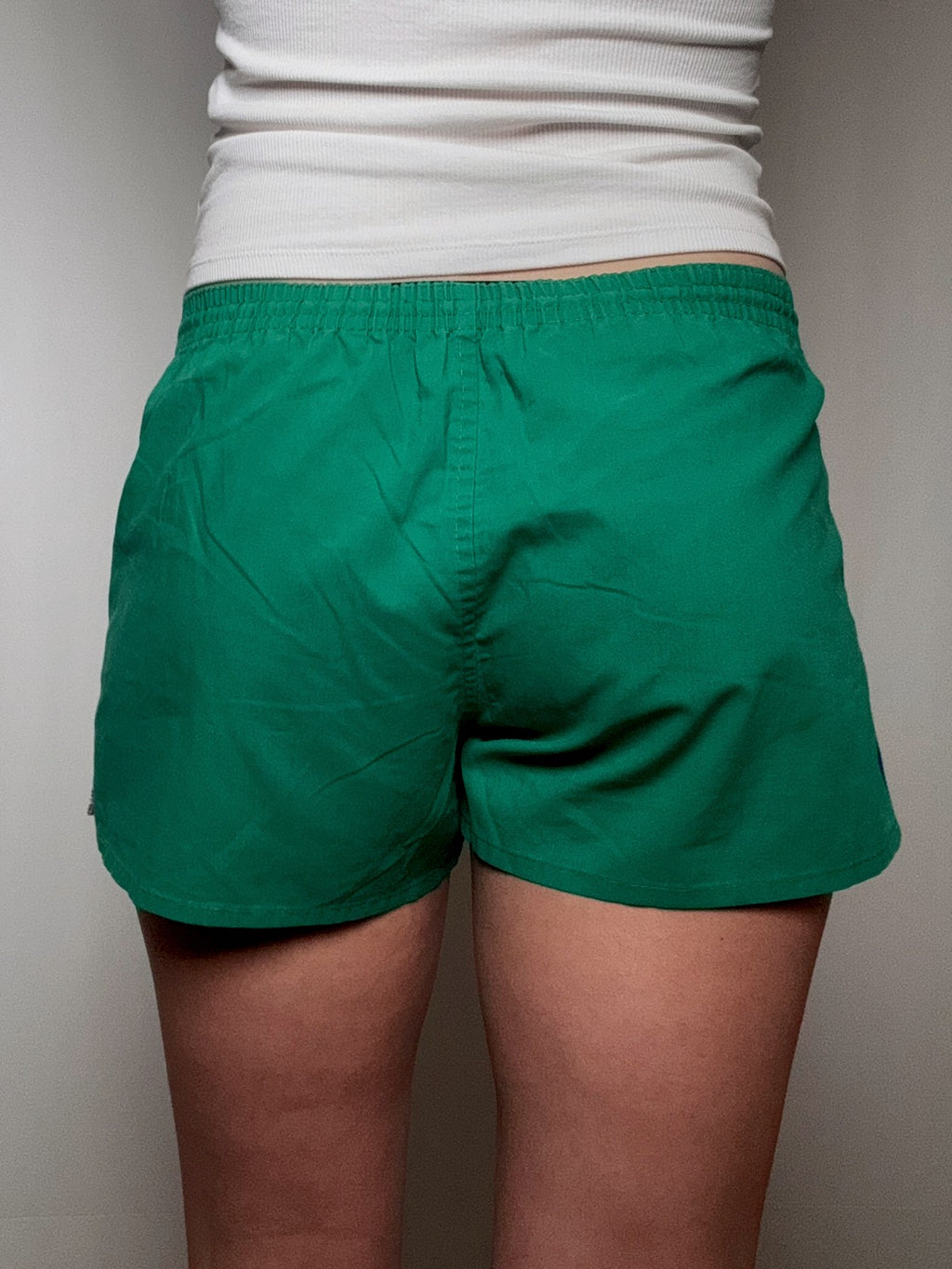 Short de sport vert Champion L vintage