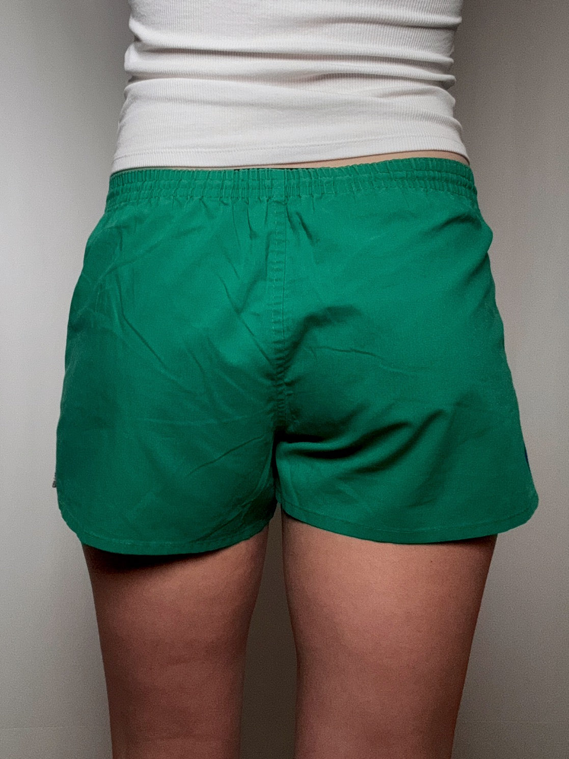 Short de sport vert Champion L vintage