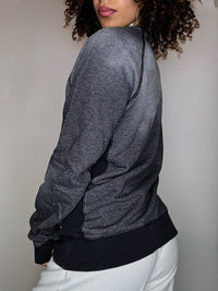 Graues Sweatshirt mit Rundhalsausschnitt, DIESEL M Vintage