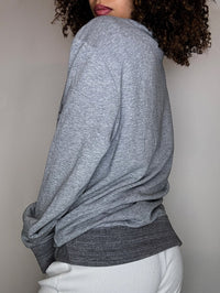 Graues Sweatshirt mit Rundhalsausschnitt, NAPAPIJRI M Vintage