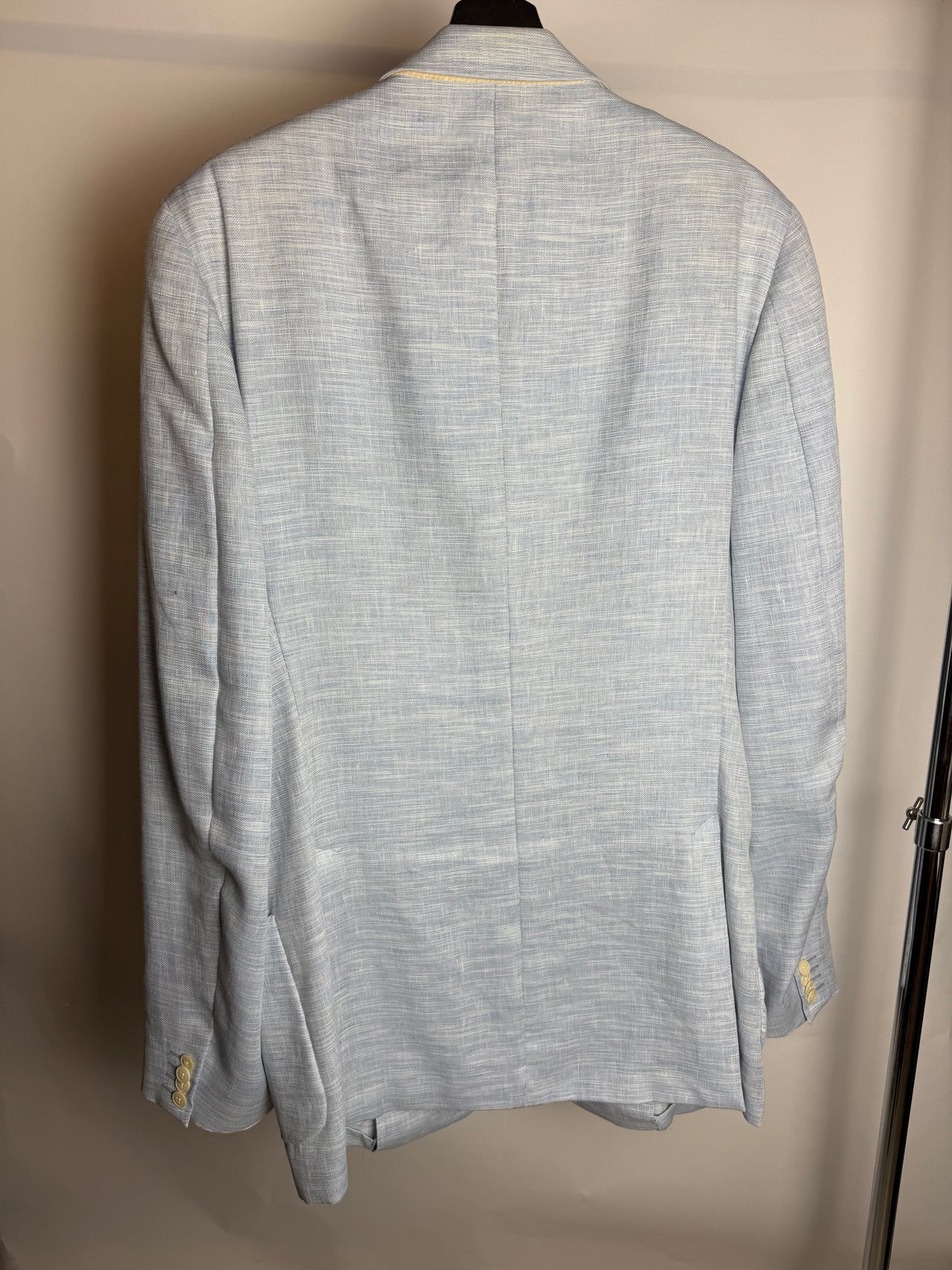 blazer en lin bleu XL braderie