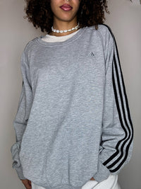 Gray crew neck sweatshirt ADIDAS XL vintage