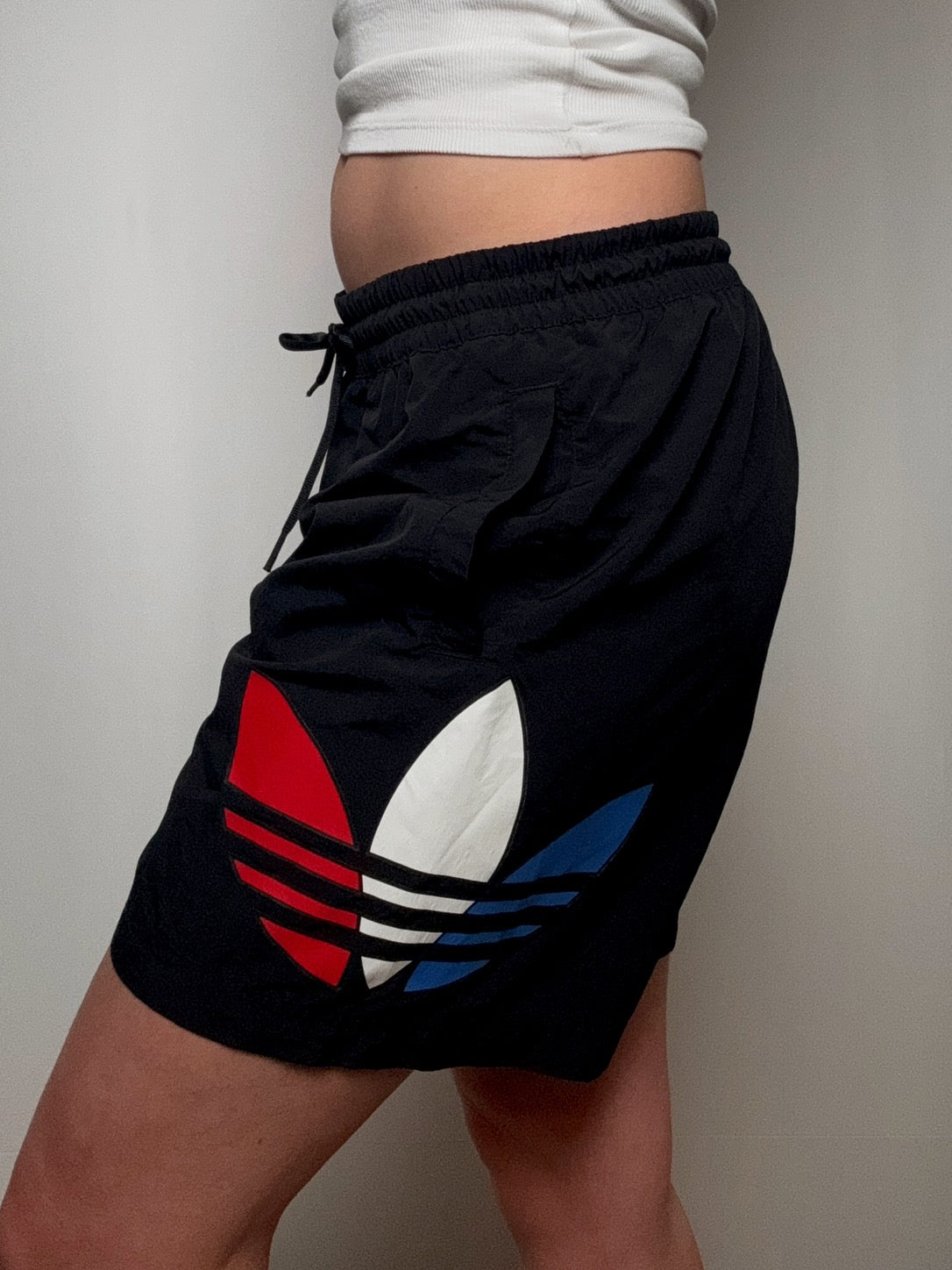 Maillot de bain noir Adidas M vintage
