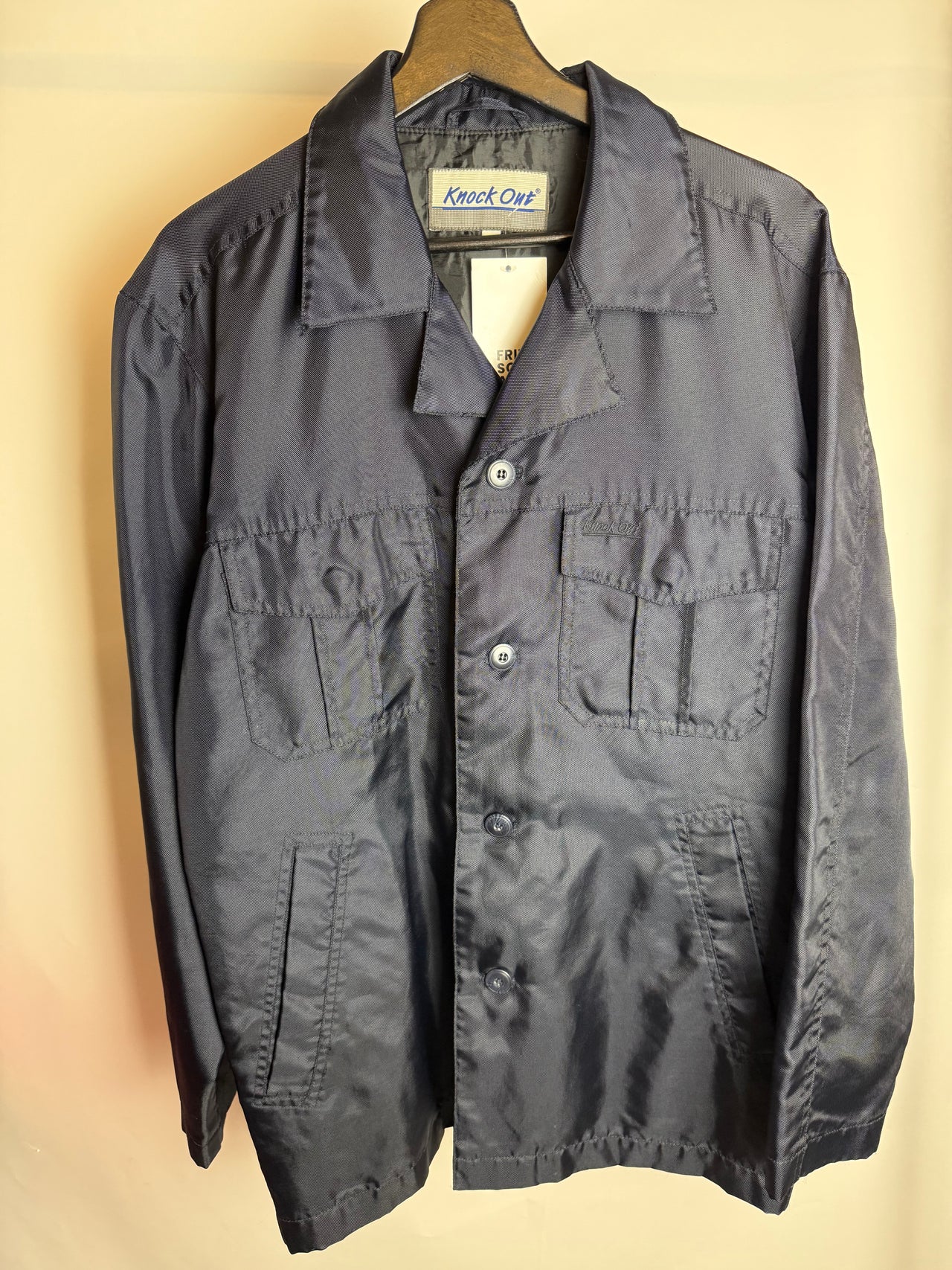 Veste en coton marine L/XL braderie