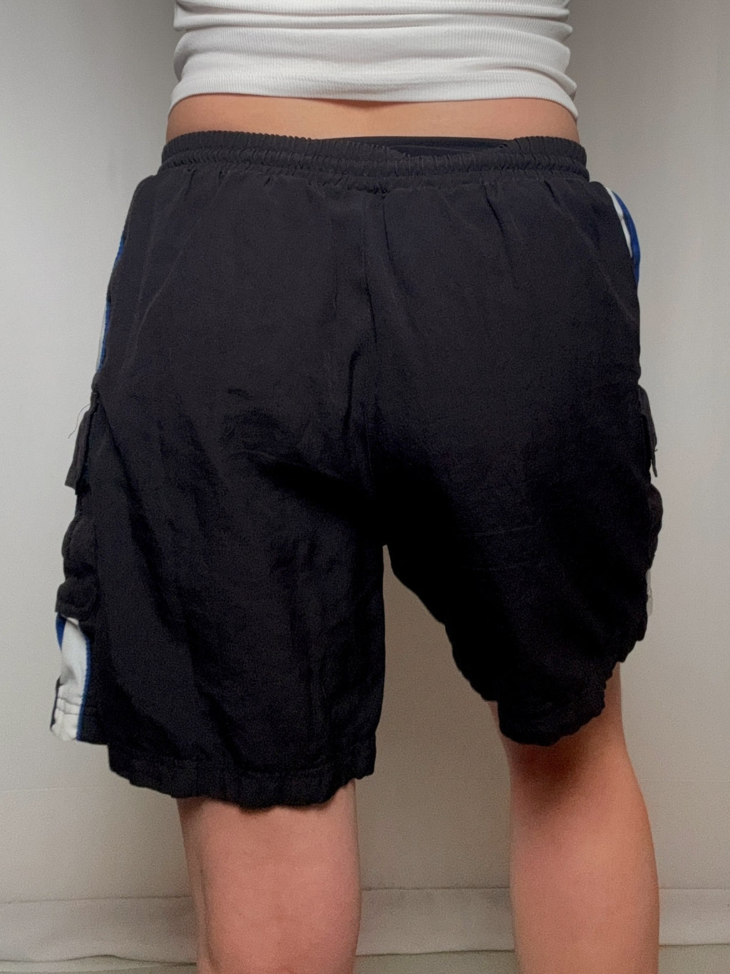 Short de sport noir Nike M vintage