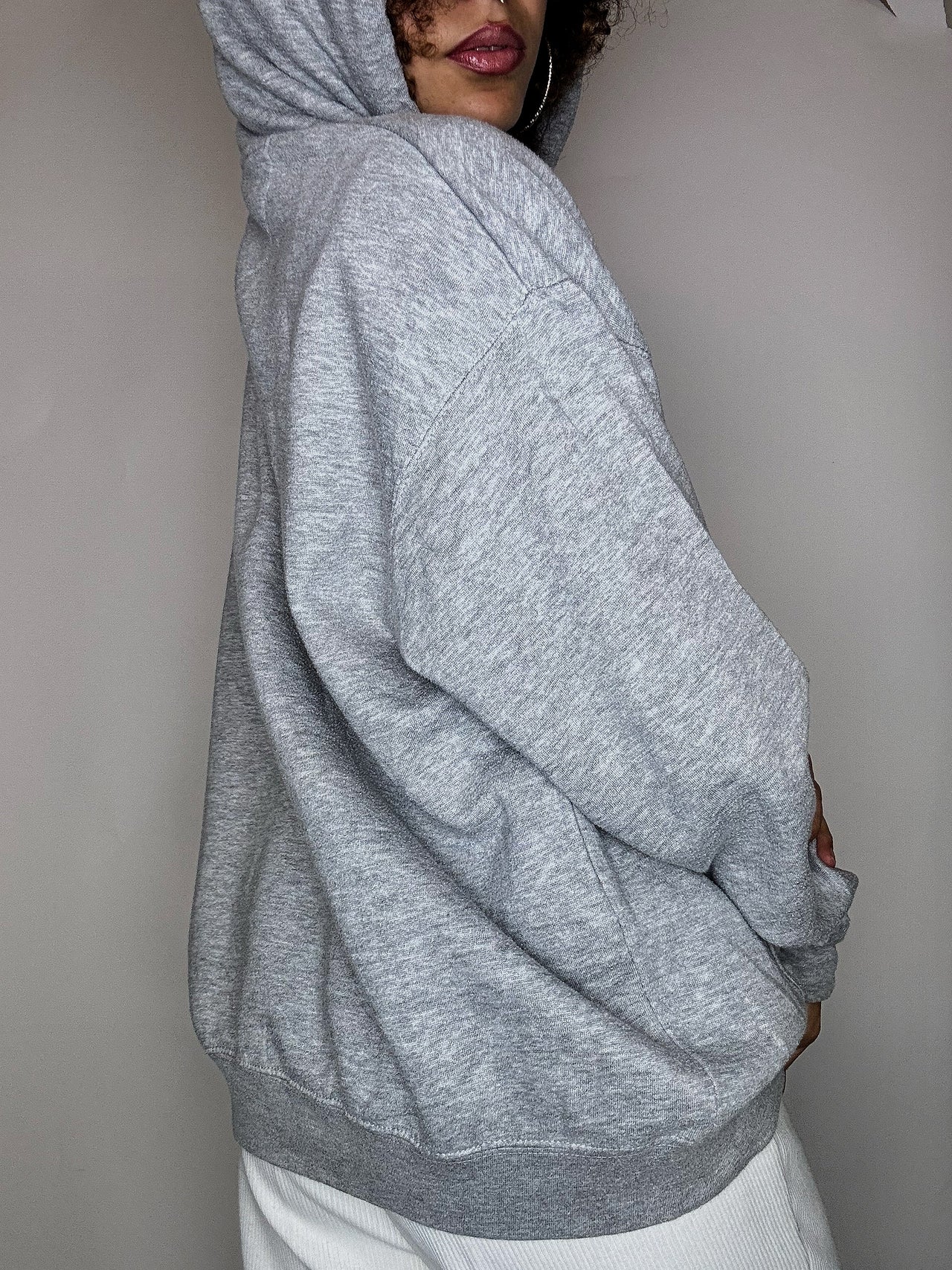 Sweat à capuche gris OUTERBANKS XL vintage