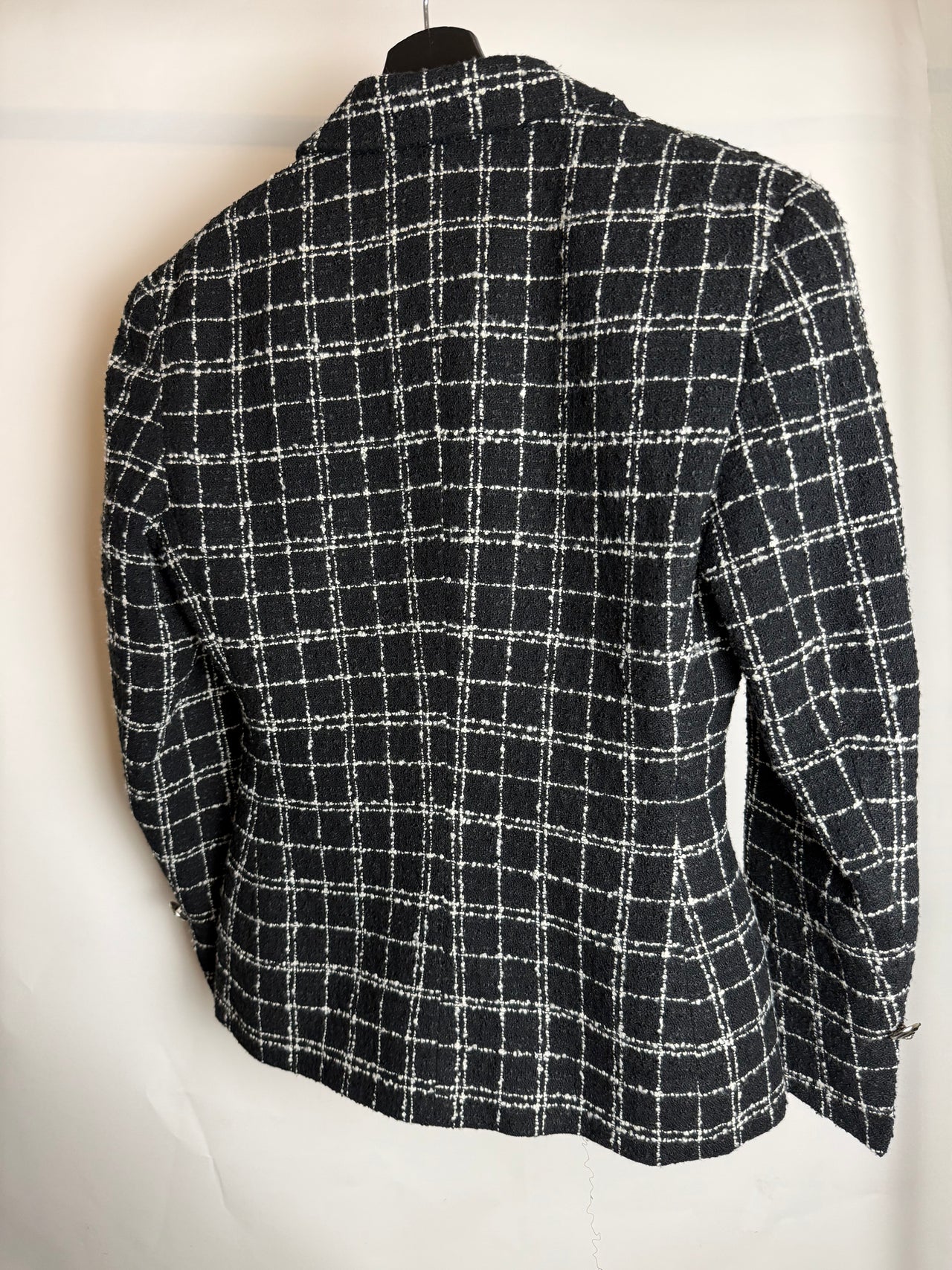 Blazer cintré à carreaux S braderie