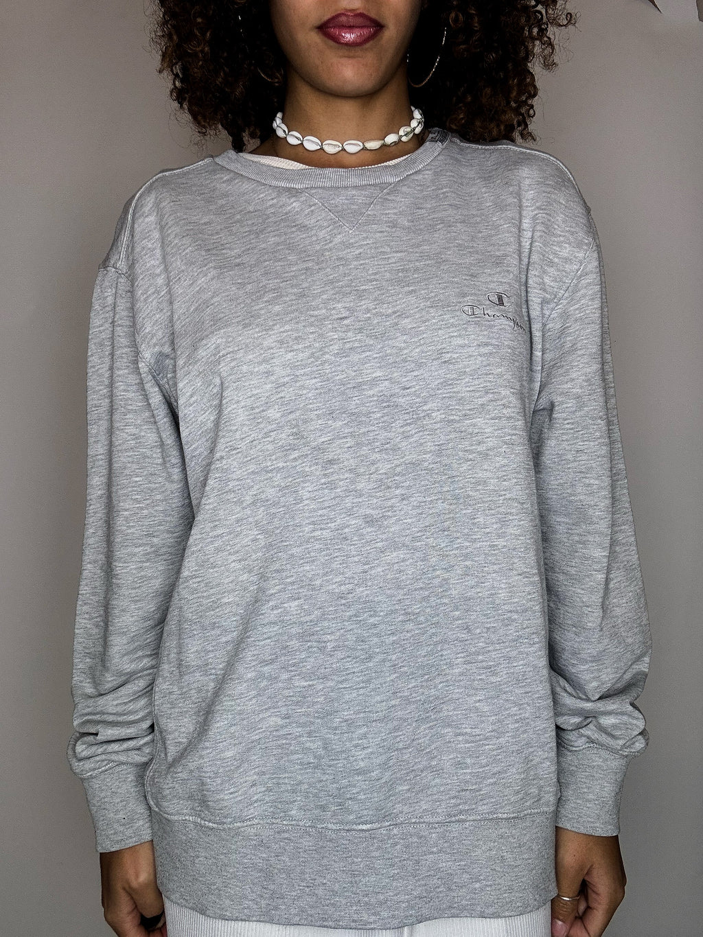 Vintage grey CHAMPION crewneck sweatshirt