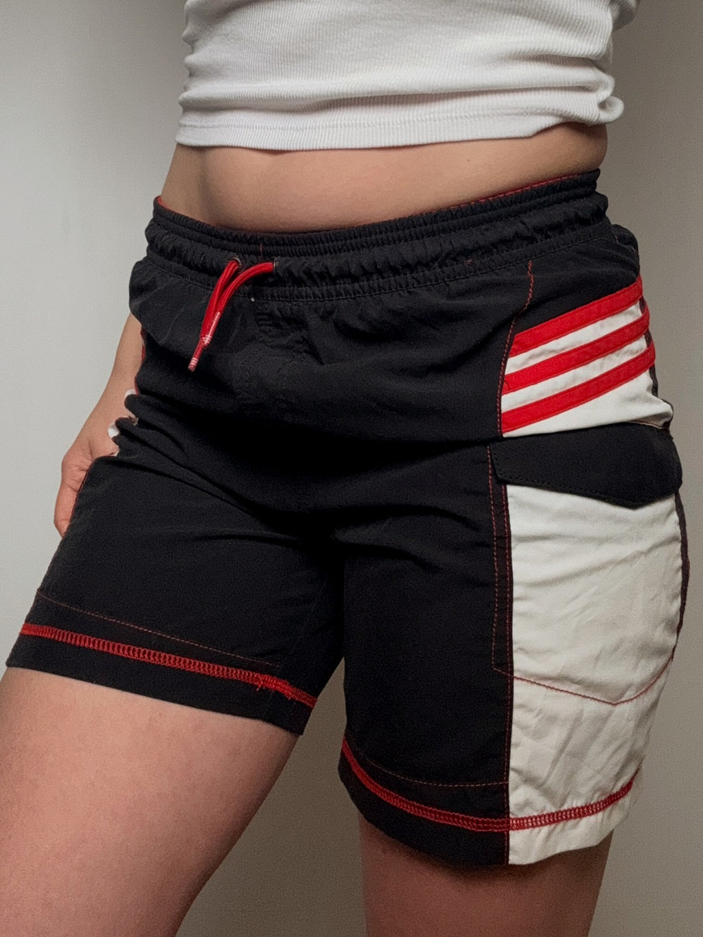 Maillot de bain noir Adidas XS vintage