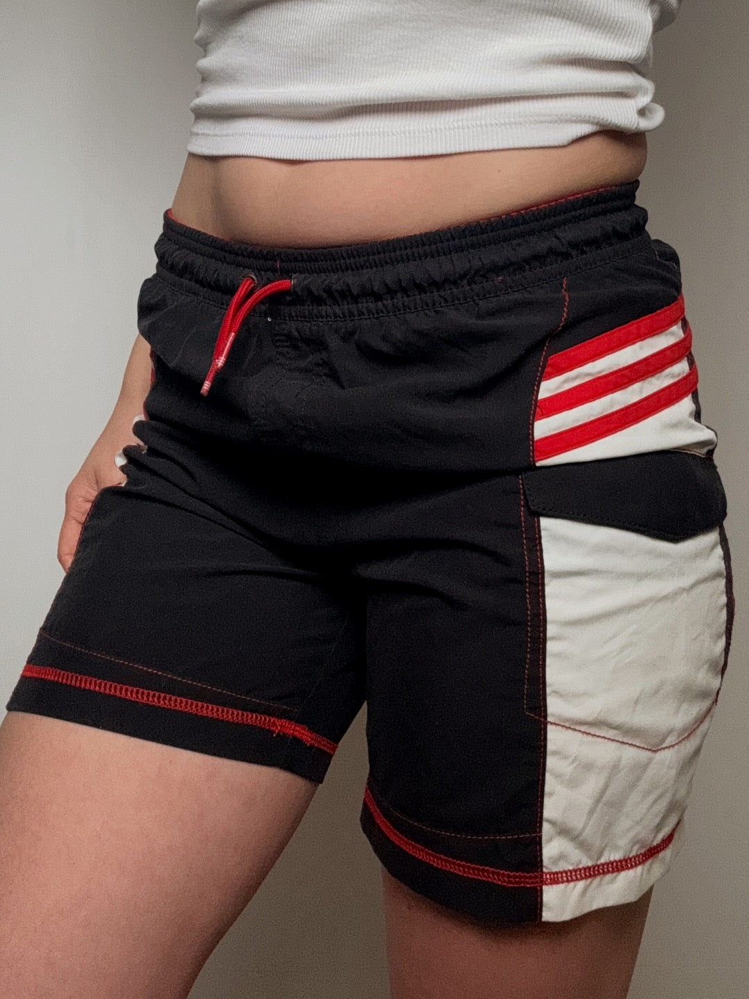 Maillot de bain noir Adidas XS vintage