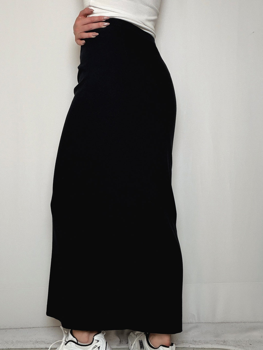 Jupe droite marine Benetton S vintage