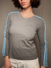 Tshirt à manches longues gris adidas S vintage