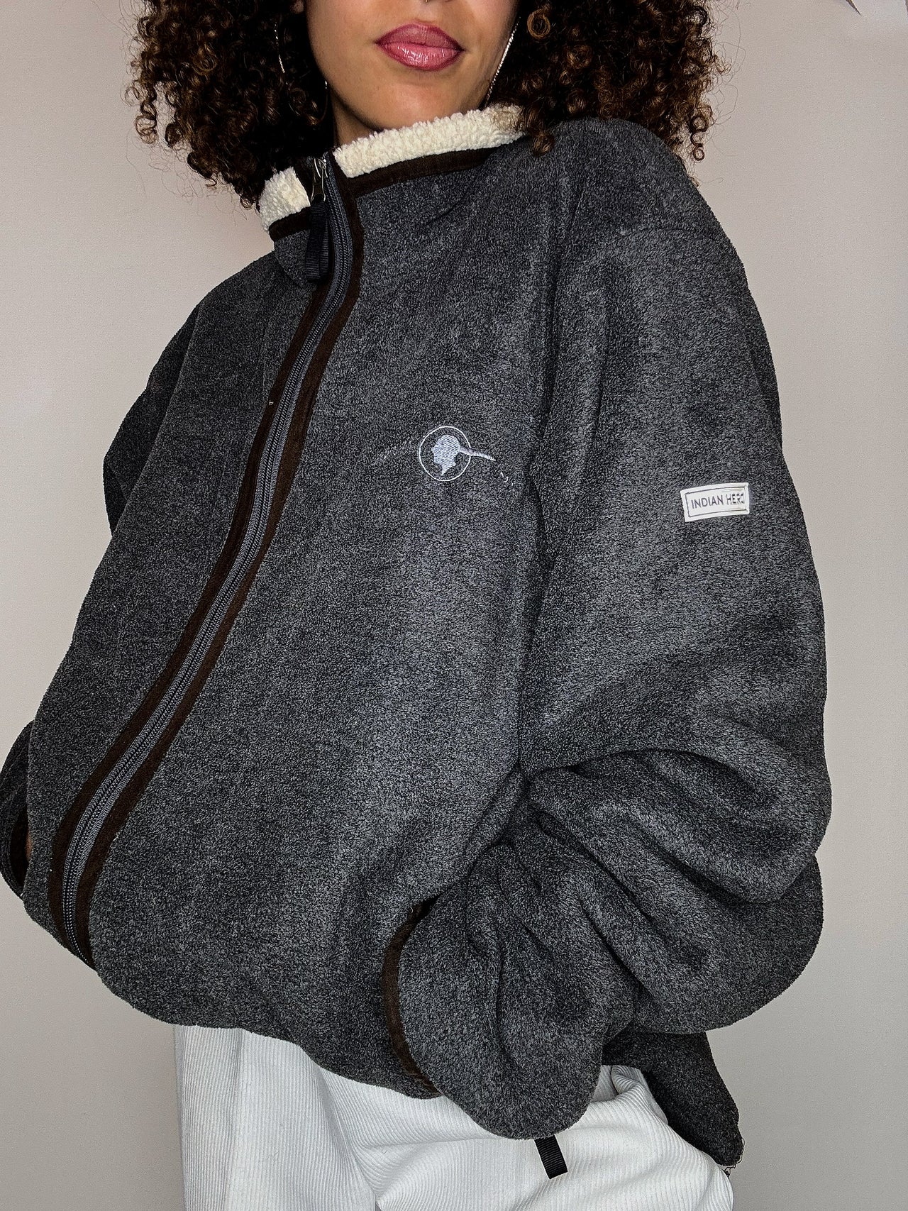 Veste polaire intérieur mouton XL vintage