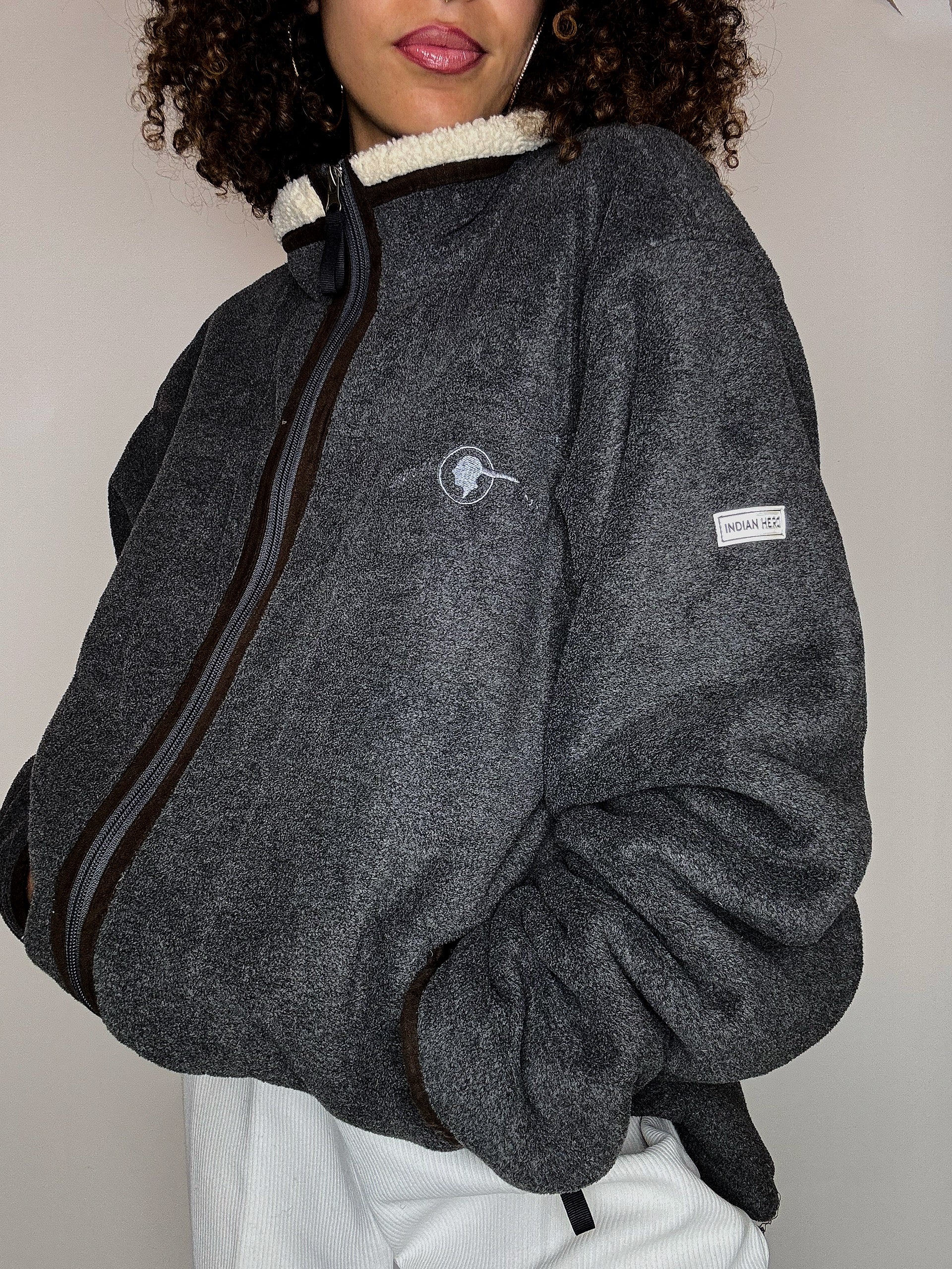 Veste polaire intérieur mouton XL vintage