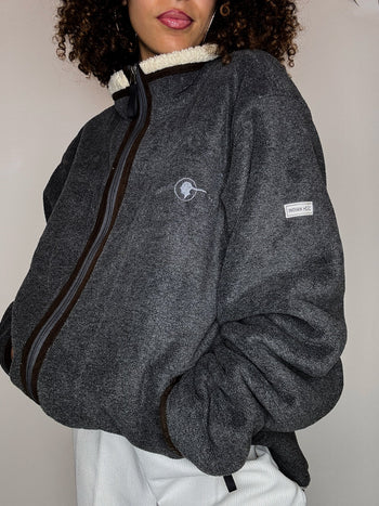 Veste polaire intérieur mouton XL vintage