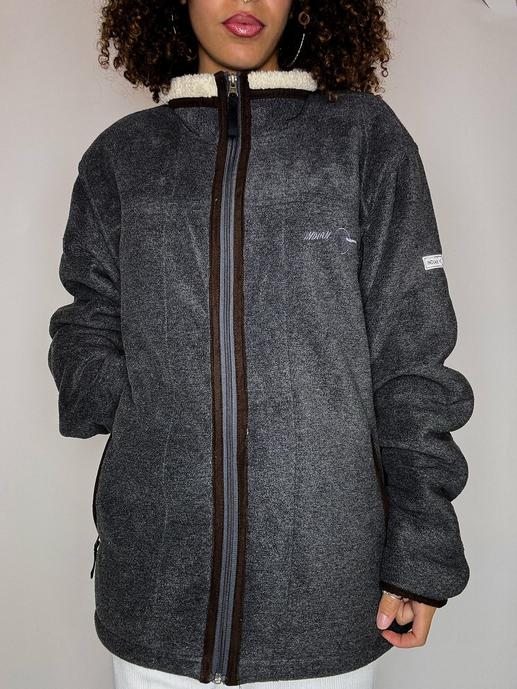 Veste polaire intérieur mouton XL vintage