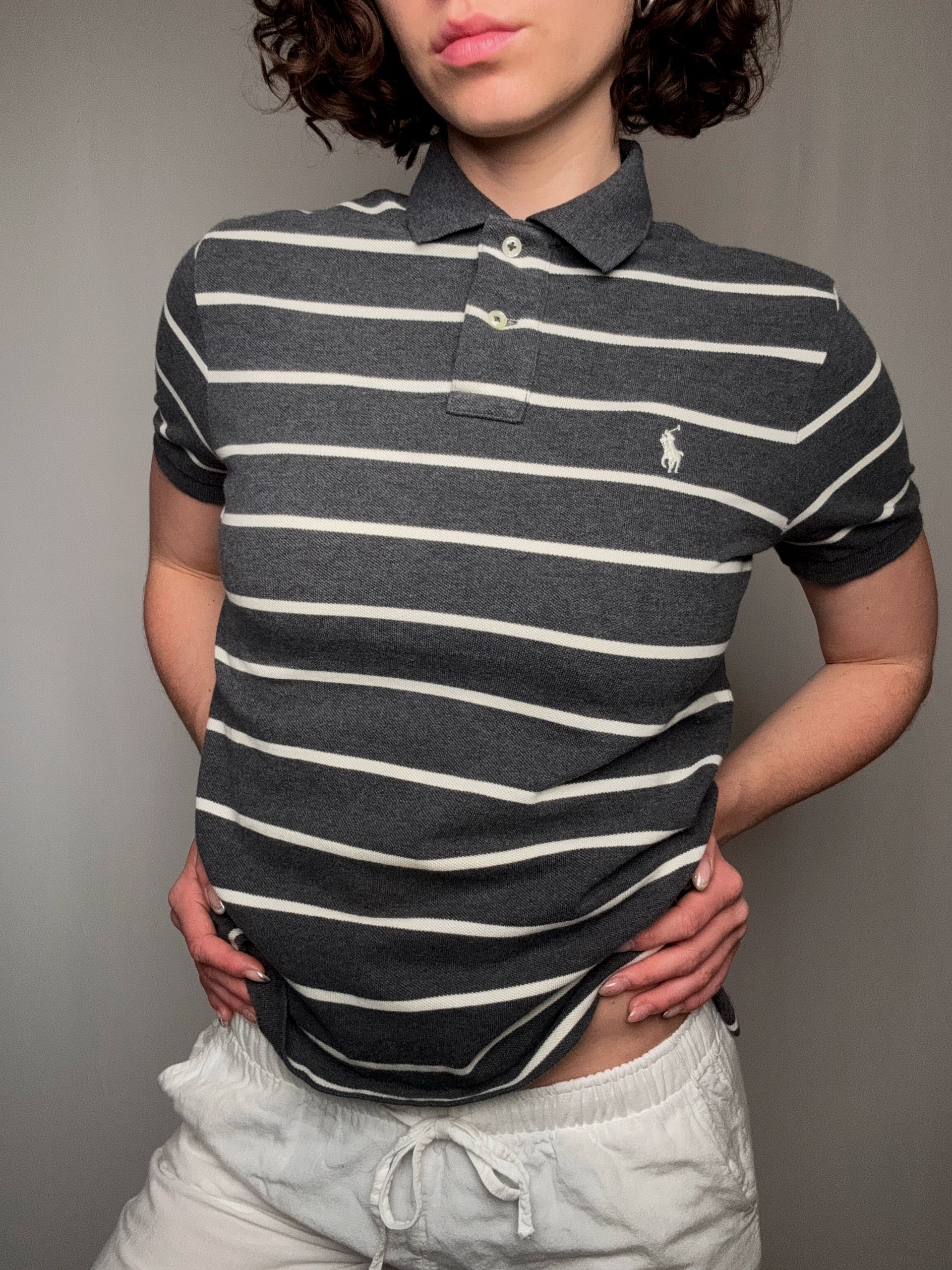 Polo rayé Ralph Lauren XS vintage